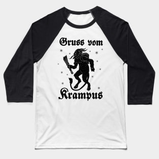 Krampus Baseball T-Shirt